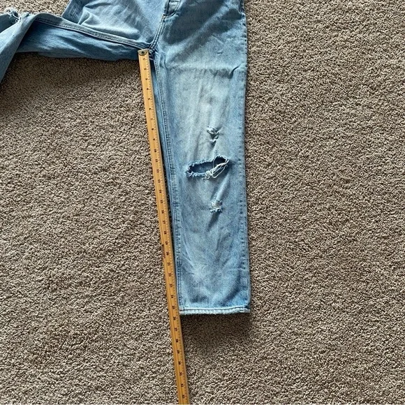 Aritzia Denim Forum Size 25 The Joni High Rise Loose 26L Distressed - Picture 16 of 16